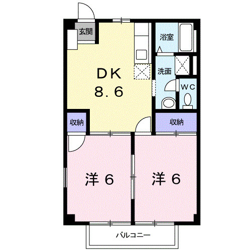 【間取り】 | 国城ハイツ