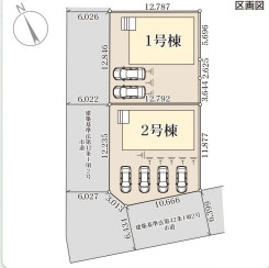 リーブルガーデン筑後市尾島第二の区画図