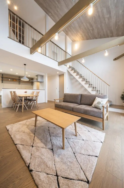 下野市薬師寺　新築戸建19の居間・リビング