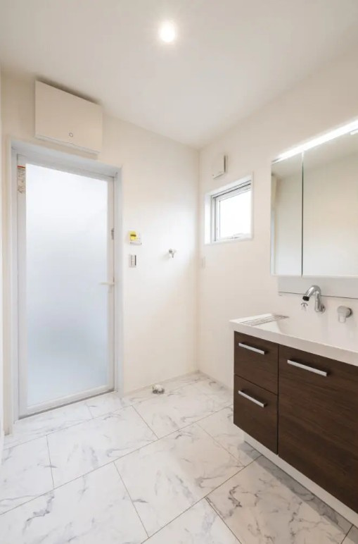 下野市薬師寺　新築戸建19の独立洗面台