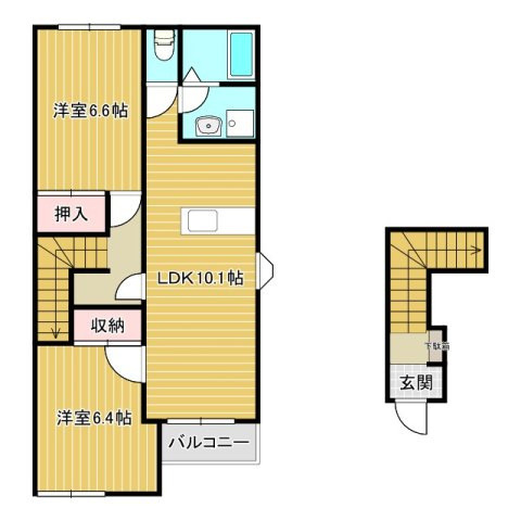 GreenTownⅡの間取り