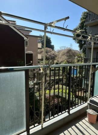 鶴ヶ島市藤金　中古マンション　東武東上線『若葉駅』徒歩9分のバルコニー