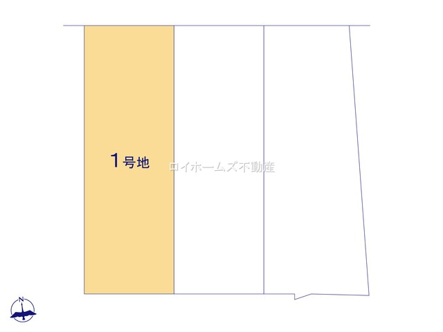 【区画図】 | 大府市横根町石丸100-1『仲介料無料』新築戸建て | 1号棟
