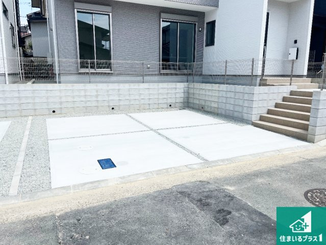 加古川市野口町北野　第12期　新築一戸建ての駐車場|駐車スペース！散水栓があるので、こまめに愛車を洗えます！