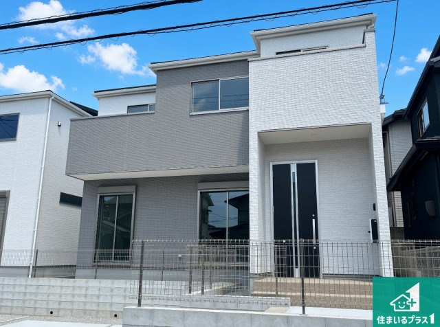 加古川市野口町北野　第12期　新築一戸建ての外観|お客様に長く安心して住んでいだだける事にこだわった家づくり！住んでからのアフターサービスにもしっかりと取り組んでいます！