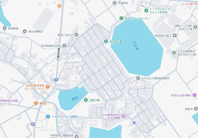 加古川市野口町北野　第12期　新築一戸建ての地図