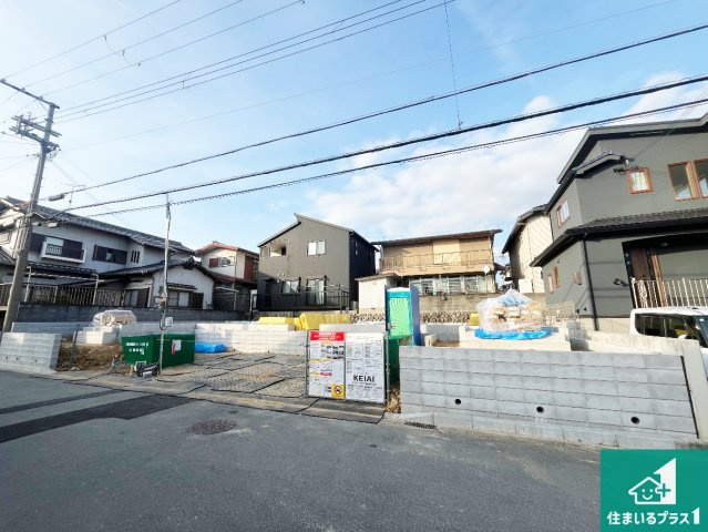 加古川市野口町北野　第12期　新築一戸建ての外観|周辺は落ち着いた街並みの住宅地！子育てがしやすい住環境です！まだ未完成ですが、現地でしかわからない事もございます。是非一度ご覧ください。
