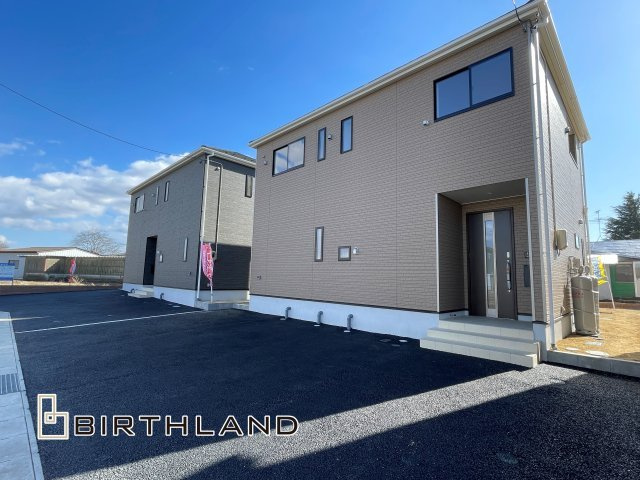 新築戸建・新築建売　矢吹町八幡町第24　善郷小・矢吹中の外観|〈2号棟〉いつでもご内覧可能です！お気軽にお問い合わせください！