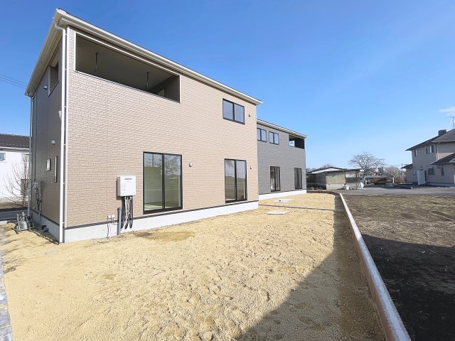 新築戸建・新築建売　矢吹町八幡町第24　善郷小・矢吹中の庭|お庭付きで園芸や家庭菜園など楽しむことができます！