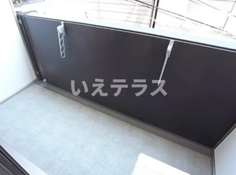 グランカリテ神戸ハーバーランド前のバルコニー