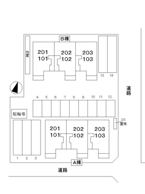 【区画図】 | サンパティオⅡ