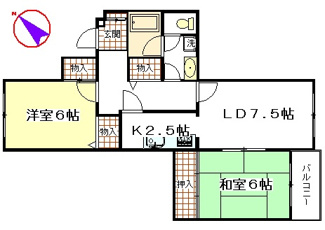 【間取り】 | ユニーブル横浜山手第二