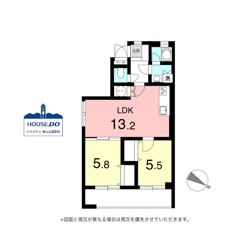 ◆ライオンズマンション覚王山第2◆駅近&家具付き！の間取り