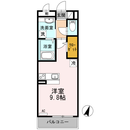ラクサリー国分寺の間取り