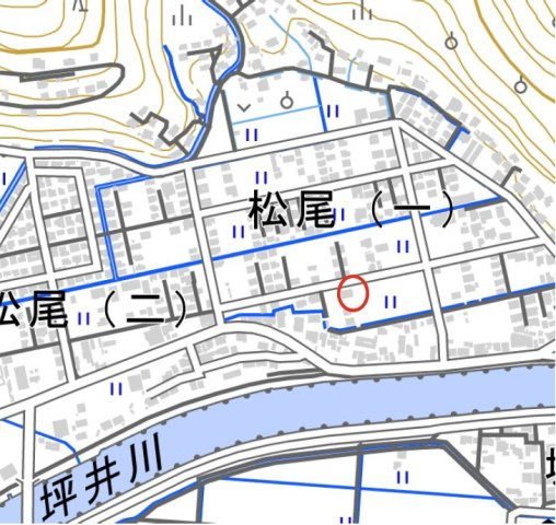 熊本市西区戸建ての地図