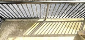 ライフコート柏のバルコニー