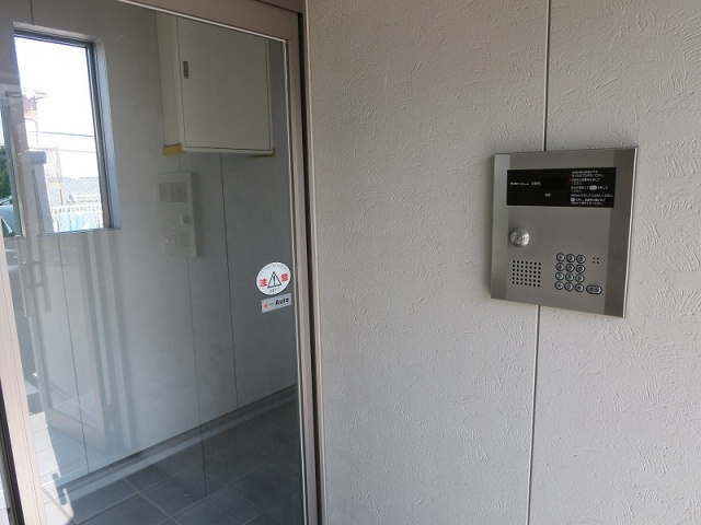 グリーンハイツ２（柱町）のエントランス