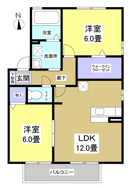 サンプレイスCの間取り