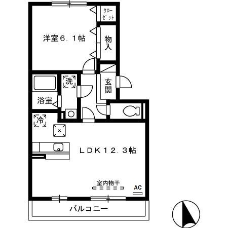 【間取り】 | N's BLANC A棟
