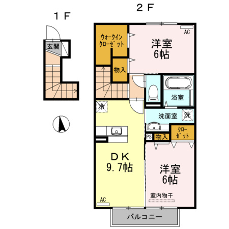 【間取り】 | シェルト下川東