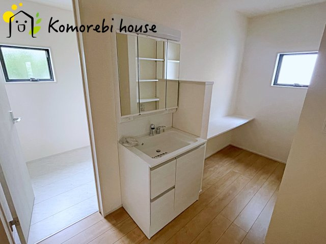 さいたま市西区二ツ宮　新築一戸建て　リーブルガーデン　02の独立洗面台|独立洗面台です