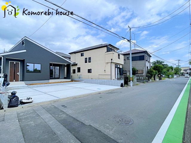 さいたま市西区二ツ宮　新築一戸建て　リーブルガーデン　02の前面道路含む現地写真|前面道路含む現地写真です