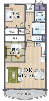 【間取り】 | メゾン水無瀬5号棟