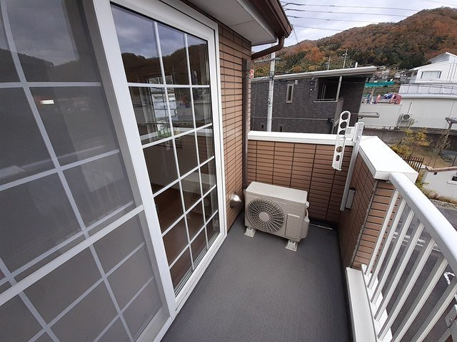 ラポレⅠのバルコニー|落ち着いた時間を過ごせるバルコニーです