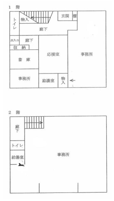 幸手市東４丁目の事務所の間取り