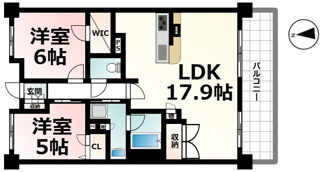 【間取り】 | プレサンスロジェ草津大路テラス