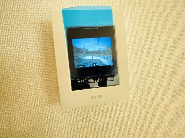 幸田町深溝　新築分譲住宅　全2棟　2号棟のセキュリティ|モニター付きインターホンで来客対応も安心です♪