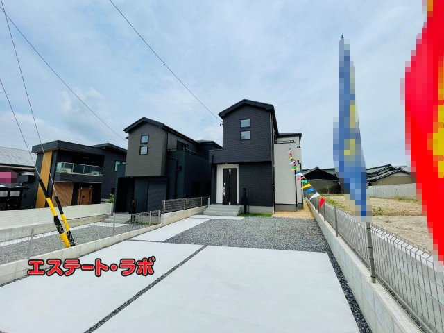 幸田町深溝　新築分譲住宅　全2棟　2号棟の外観|●完成物件の内覧受付中。
お気軽にお問合せください♪