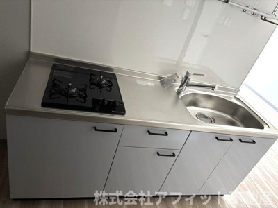 【キッチン】 | ル・シエル・ブルー | 2口ガスコンロ