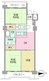 【間取り】 | ライオンズマンション上大岡第2