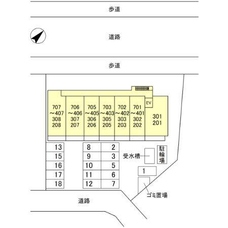 エマリーグレースの区画図