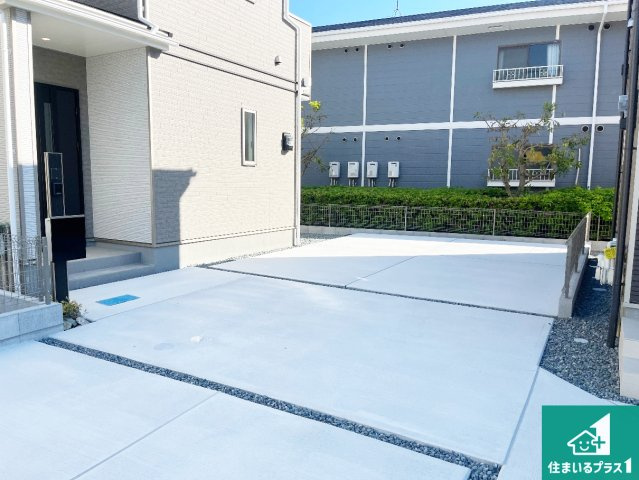明石市二見町東二見　新築一戸建ての駐車場|駐車スペース！散水栓があるので、こまめに愛車を洗えます！