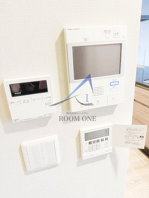 ガーラレジデンス府中市宮西町のセキュリティ|モニター付きインターホンです。