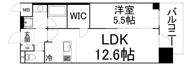 【間取り】 | プレサンス心斎橋ニスト