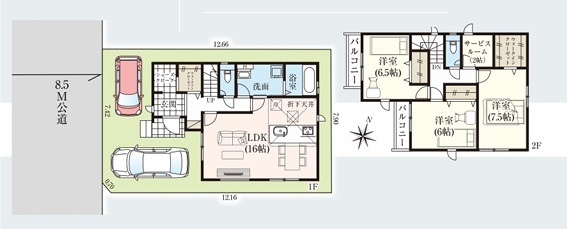 【間取り】 | 新築戸建／ふじみ野市新駒林２丁目（全1棟）
