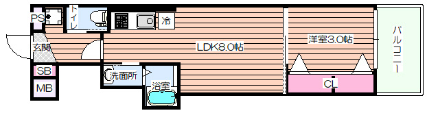【間取り】 | SK　TRUST　BLD
