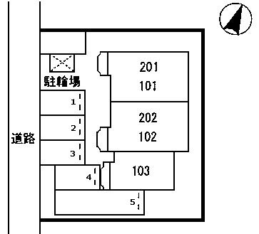コリーヌ空木の区画図