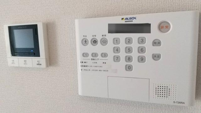 アナシエ小松川のセキュリティ