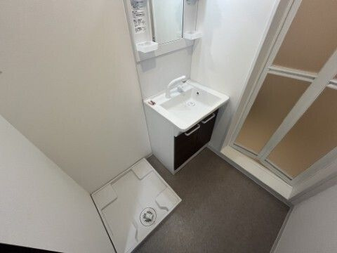ジーメゾン埼玉本郷町プリミアの独立洗面台