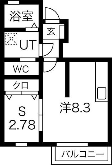 フリーデンⅢの間取り