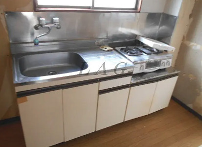 江東区　1棟マンションのキッチン