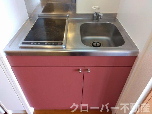 レオパレスクリスマスローズのキッチン