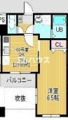 ＢｅｌｌｅＡｕｂｅ大久保の間取り