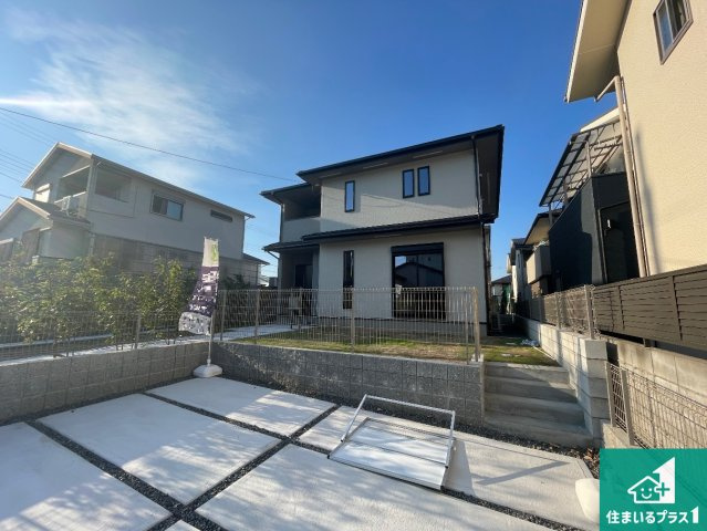 宇治市宇治下居　新築一戸建ての外観|お客様に長く安心して住んでいだだける事にこだわった家づくり！住んでからのアフターサービスにもしっかりと取り組んでいます！