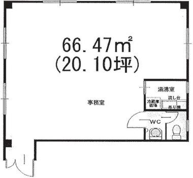 大津市本堅田４丁目の店舗事務所の間取り