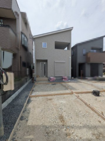 小牧市大字池之内　新築戸建　１号棟の外観|外はこのようになっています